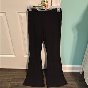 Chic Black Flared Pants